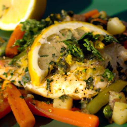 Flavorful Moroccan Baked Fish with Vibrant Vegetables Recipe