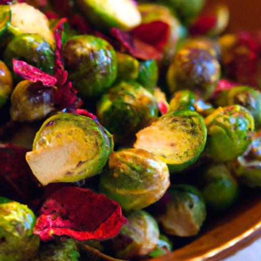 Tangy Cranberry Roasted Brussels Sprouts: A Flavor Boost