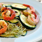 Mediterranean Shrimp with Zucchini Noodles: A Light Delight