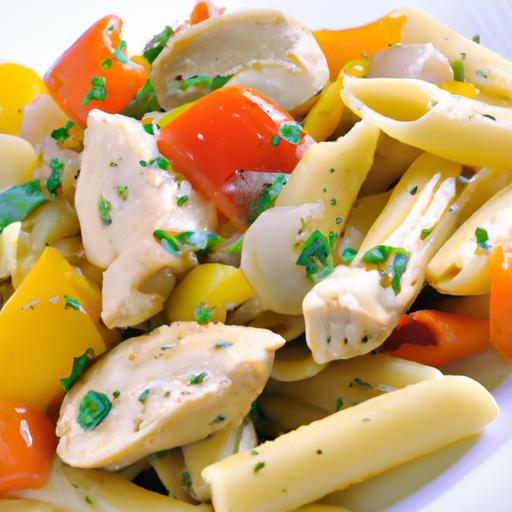 Wholesome Pasta with Veggies and Chicken: A Balanced Delight