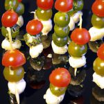 Bite-Sized Bliss: Mini Caprese Skewers with Mozzarella Pearls