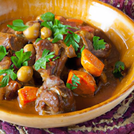 Savory Lamb Tagine with Apricots: A Moroccan Delight Unveiled