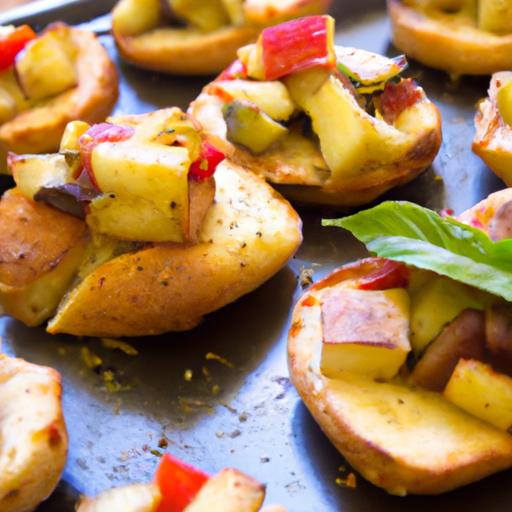 Bite-Sized⁣ Delight: Mini Vegetarian Pizza Bites Recipe