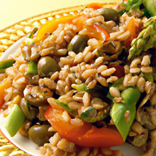 Wholesome Mediterranean Barley Salad: A Flavorful Feast