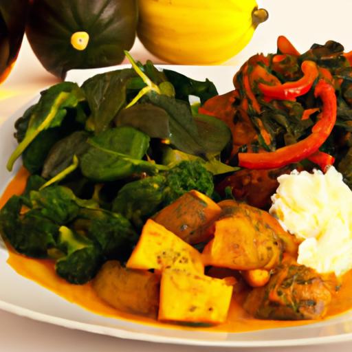 A Flavorful Journey: Sweet Potato &⁢ Spinach Tagine delight