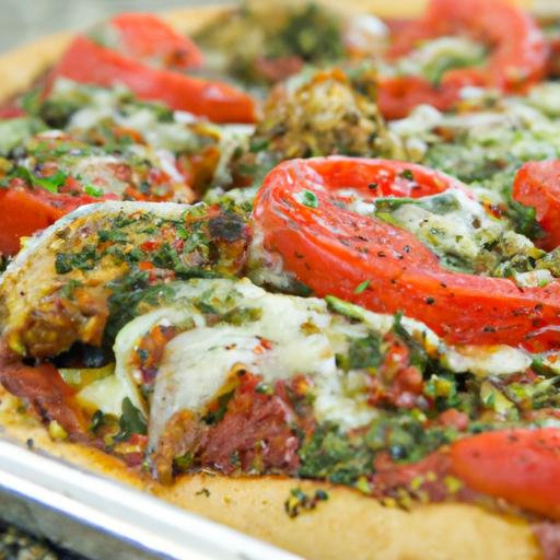 Savory‌ Delights: Mastering Chicken ⁣and ⁤Pesto Pizza ‌Magic