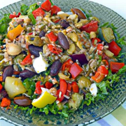Wholesome Mediterranean Farro & Veggie Salad Delight