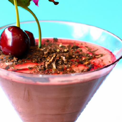Indulgent Chocolate Cherry Smoothie: A Delicious Power Boost