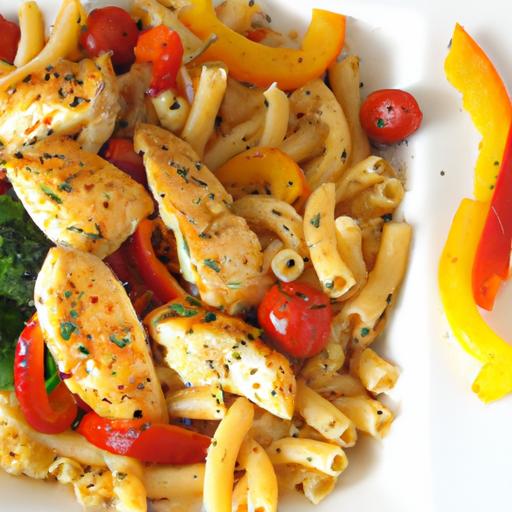 Wholesome Pasta with Veggies and Chicken: A Balanced Delight