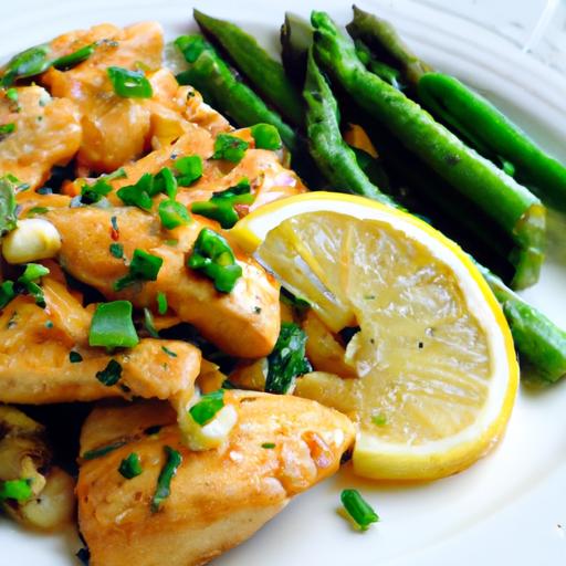 Zesty Garlic Lemon Chicken with Crisp⁢ Green Beans⁢ Delight