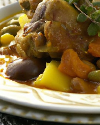 Savory Lamb Tagine with Apricots: A Moroccan Delight Unveiled